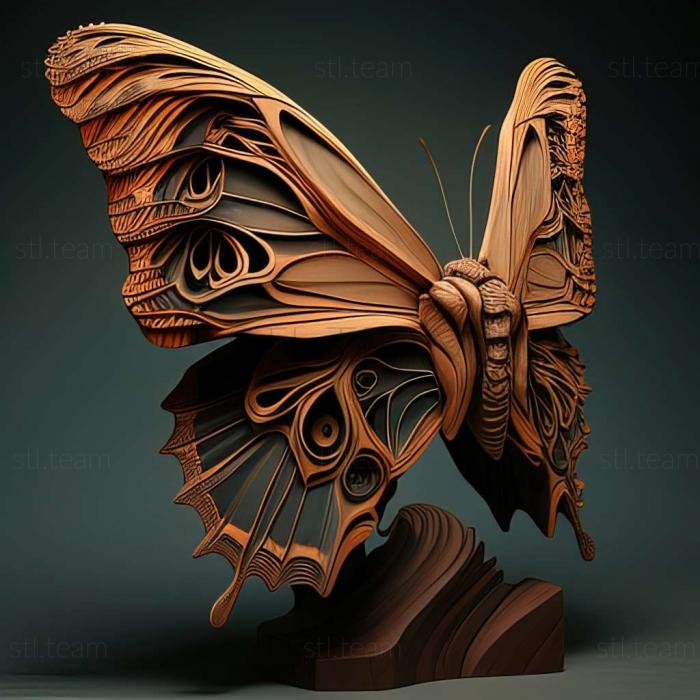 3D model Papilio protenor (STL)